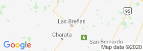 Las Brenas map